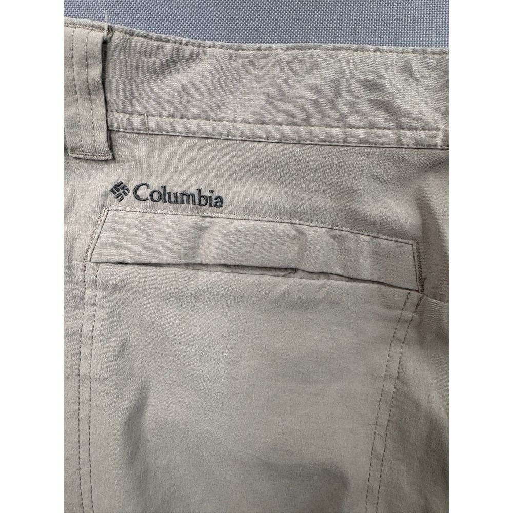 Columbia Omni-Shield Hiking‎ Pants Mens Tan Khaki Articulated Knee 34x30 - Picture 8 of 10